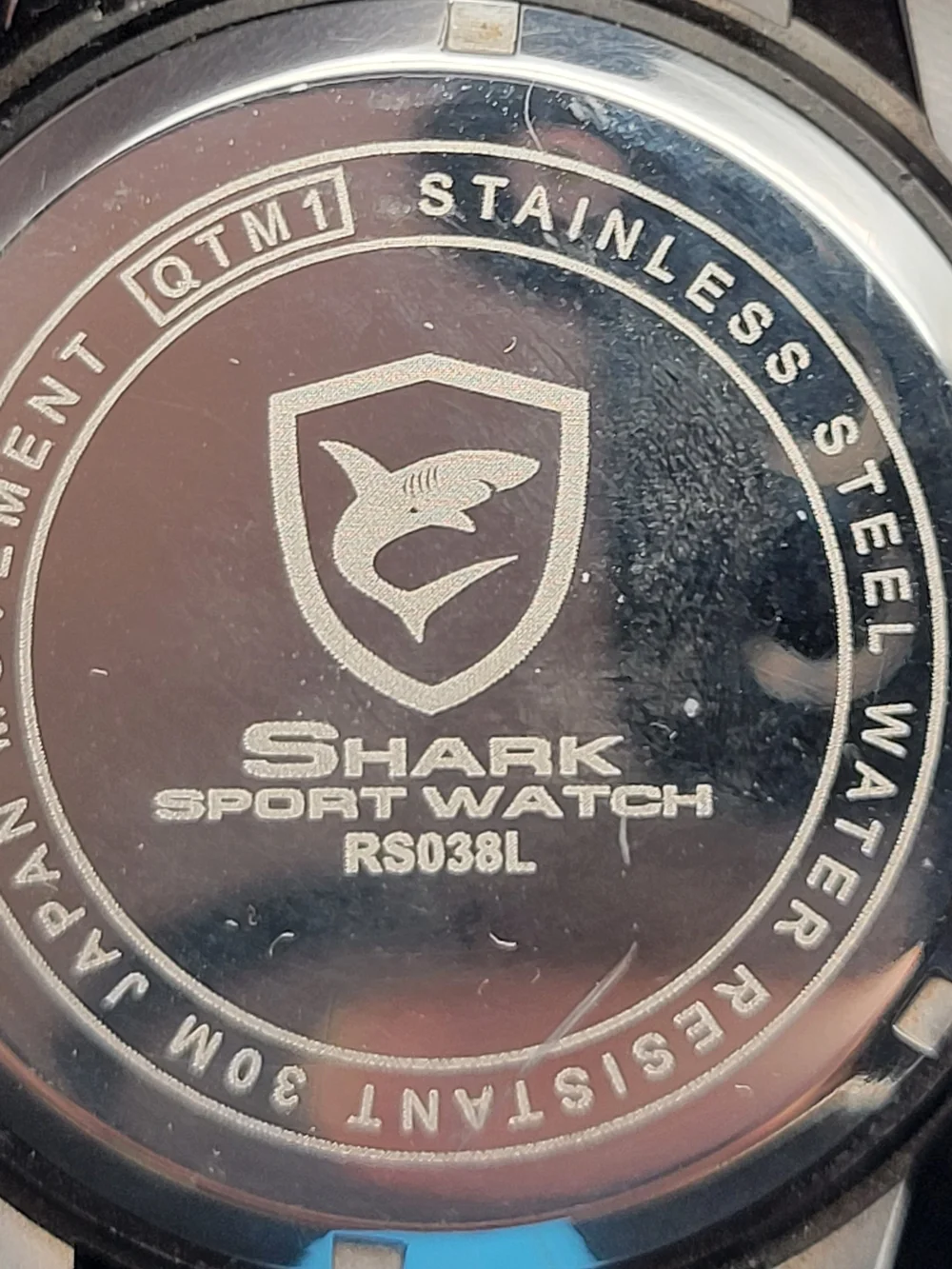 SHARK Sport Watch Black and Blue Chronograph - Japan Quartz Movement